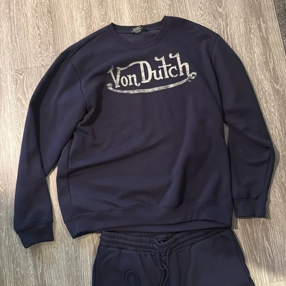 Von Dutch Navy and Red Tracksuit - Picture 3 of 5
